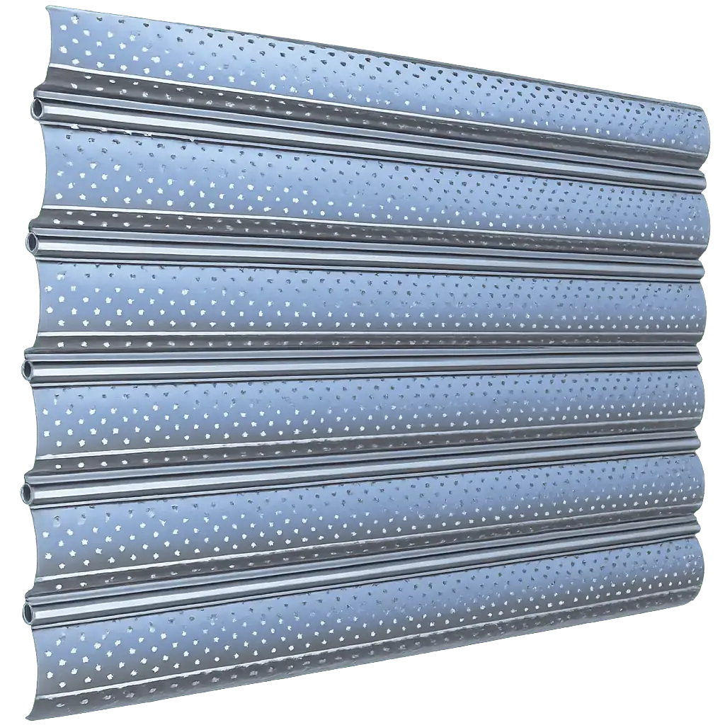 Rideau métallique lames microperforées - Visibilité et ventilation à Lyon - DRM Lyon