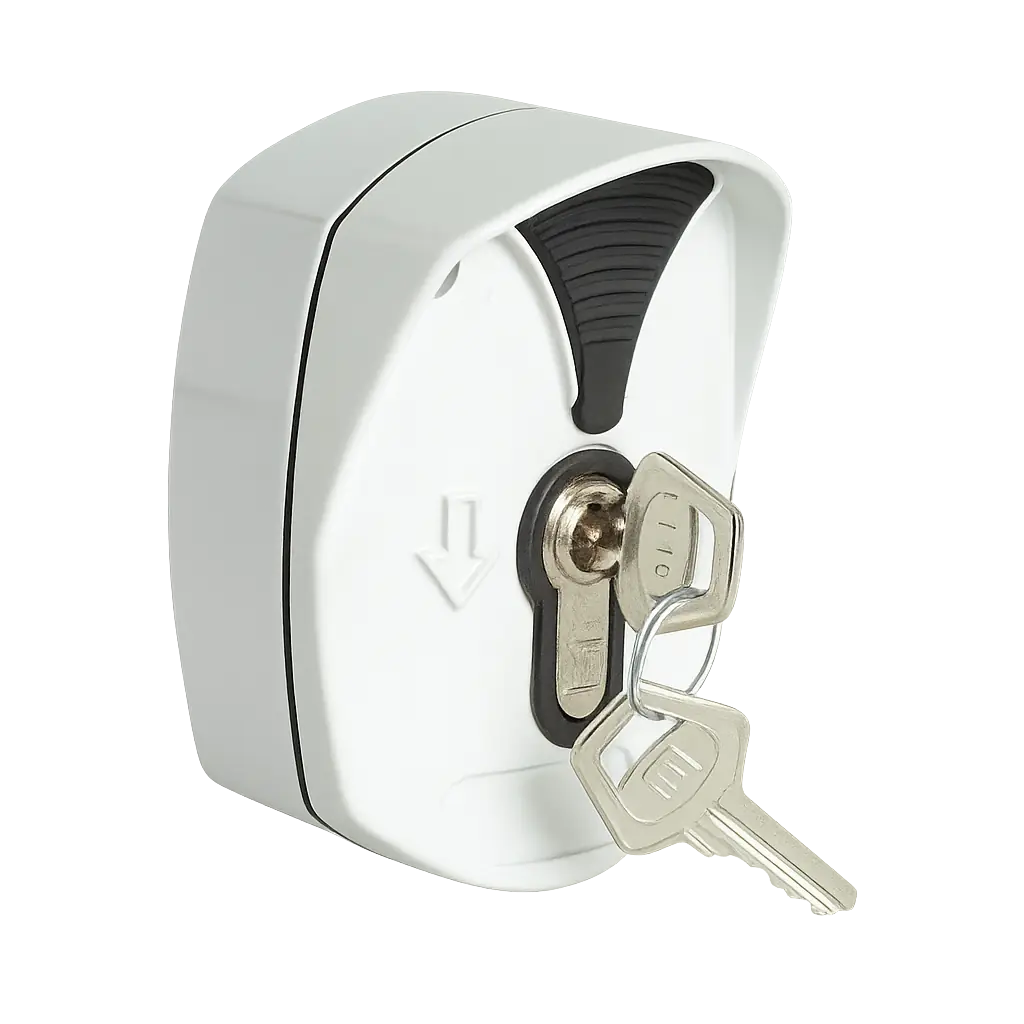 Boîtier à clé pour rideau métallique - Dépannage et installation à Lyon - DRM Lyon