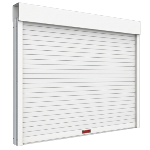 Rideau métallique lames pleines gris - Installation rideau métallique à Lyon - DRM Lyon