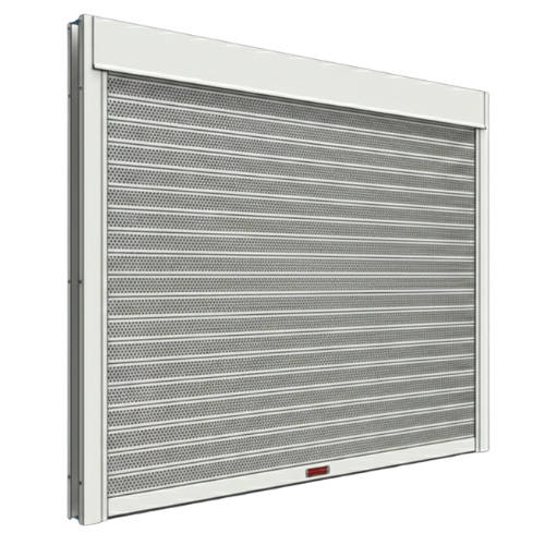 Rideau métallique lames micro-perforées - Installation rideau métallique à Lyon - DRM Lyon